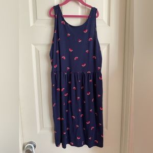NWT Old Navy Girls XL 14 PLUS Dress Navy Watermelon
